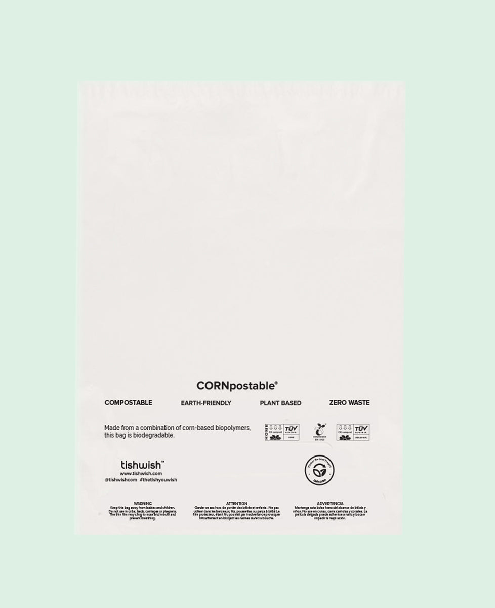 Custom Compostable Garment Bags Tishwish Compostable Mailers